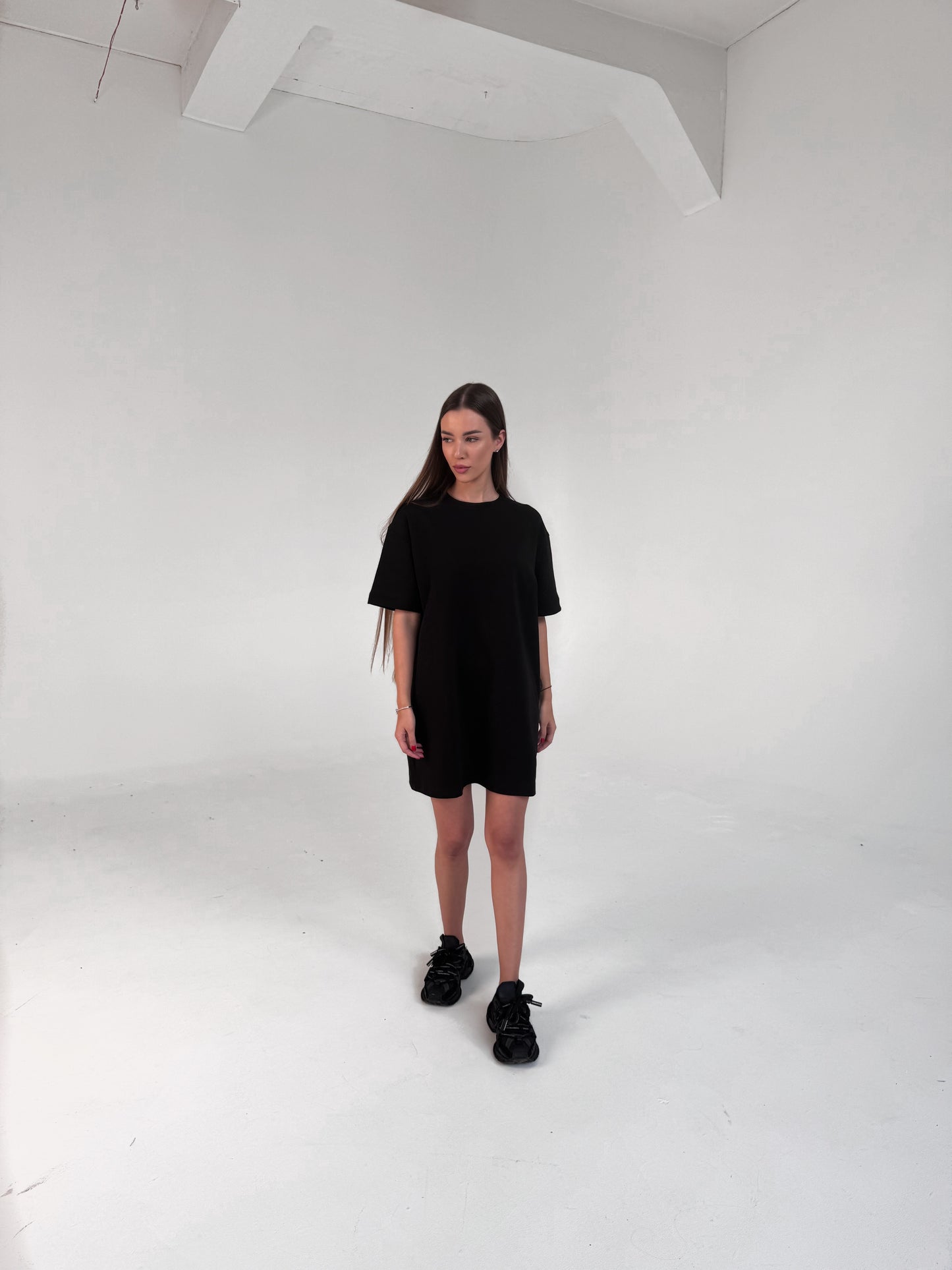 T-SHIRT DRESS / BLACK