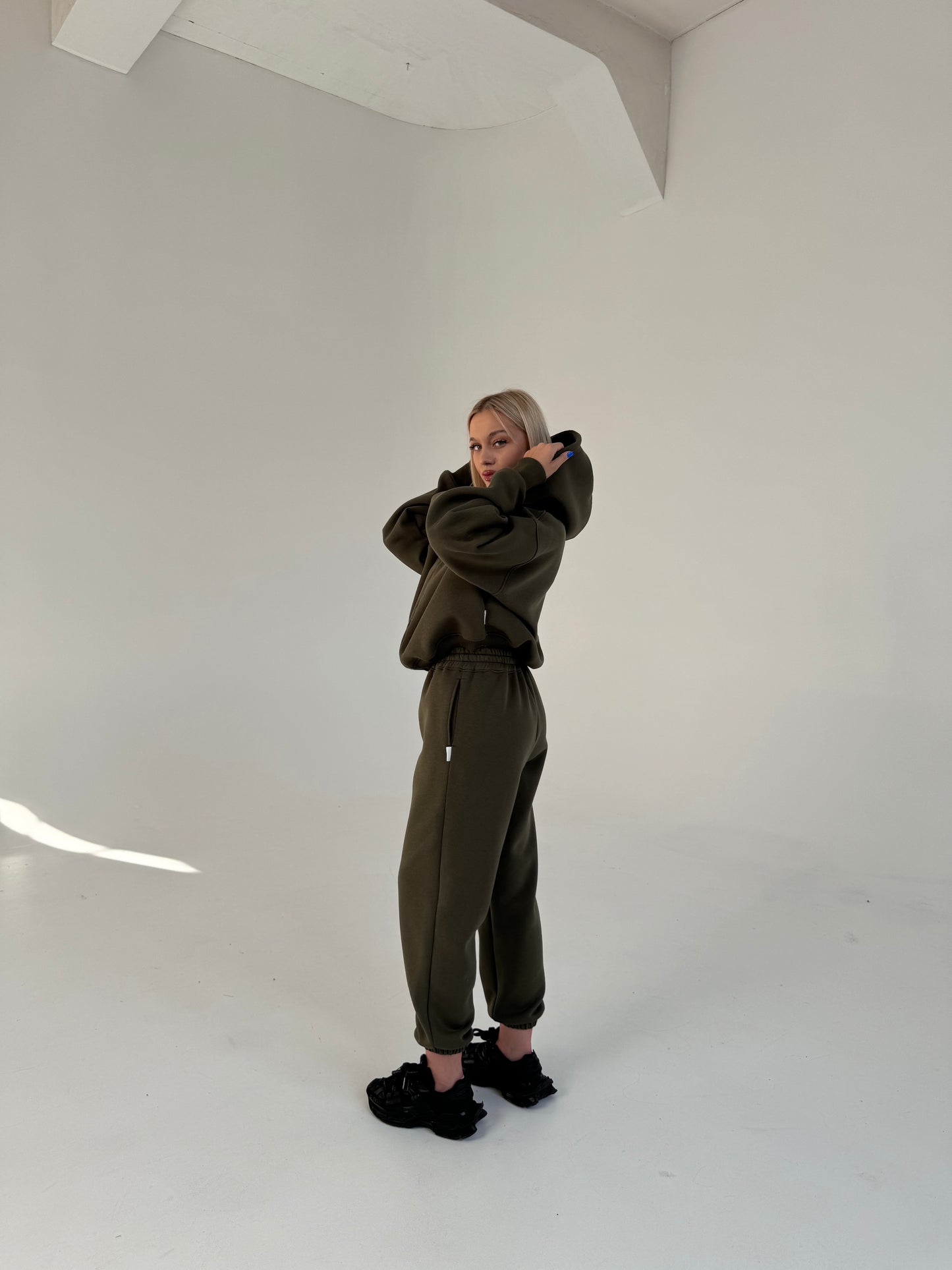 Baggy sweatpants chaki
