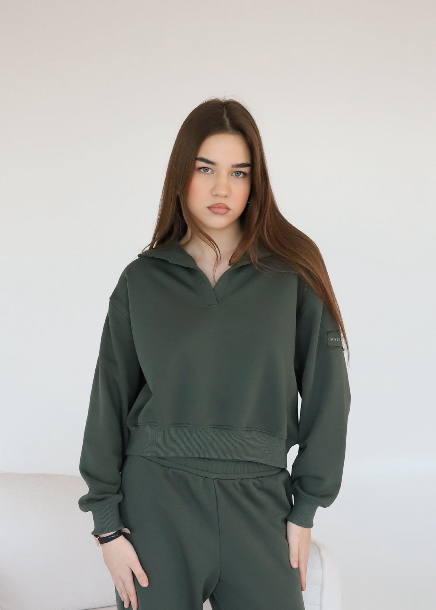 Polo sweat / cold chaki