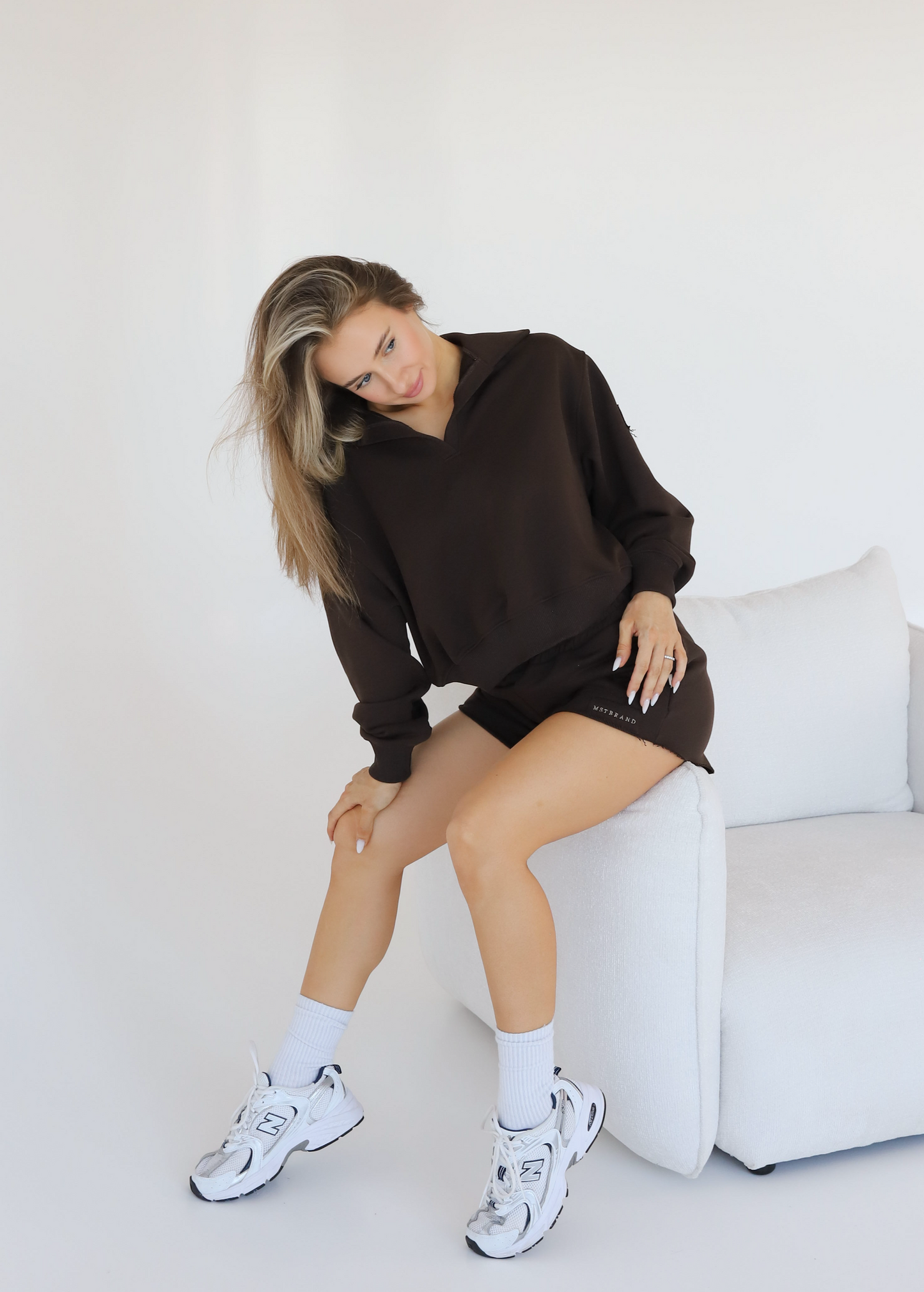 Polo sweat / choco