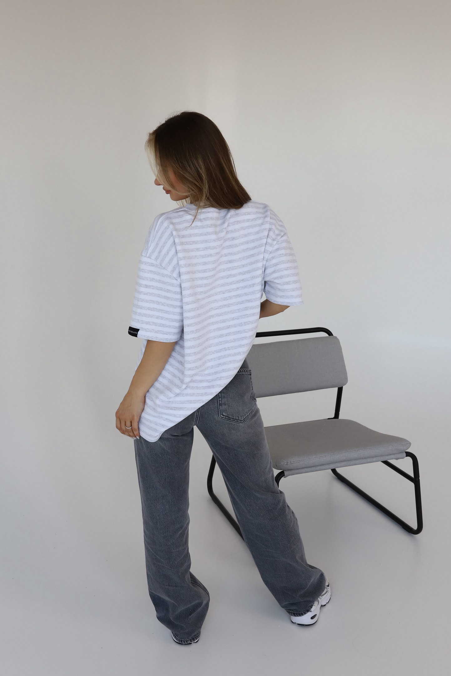 Premium cotton striped shortsleeve