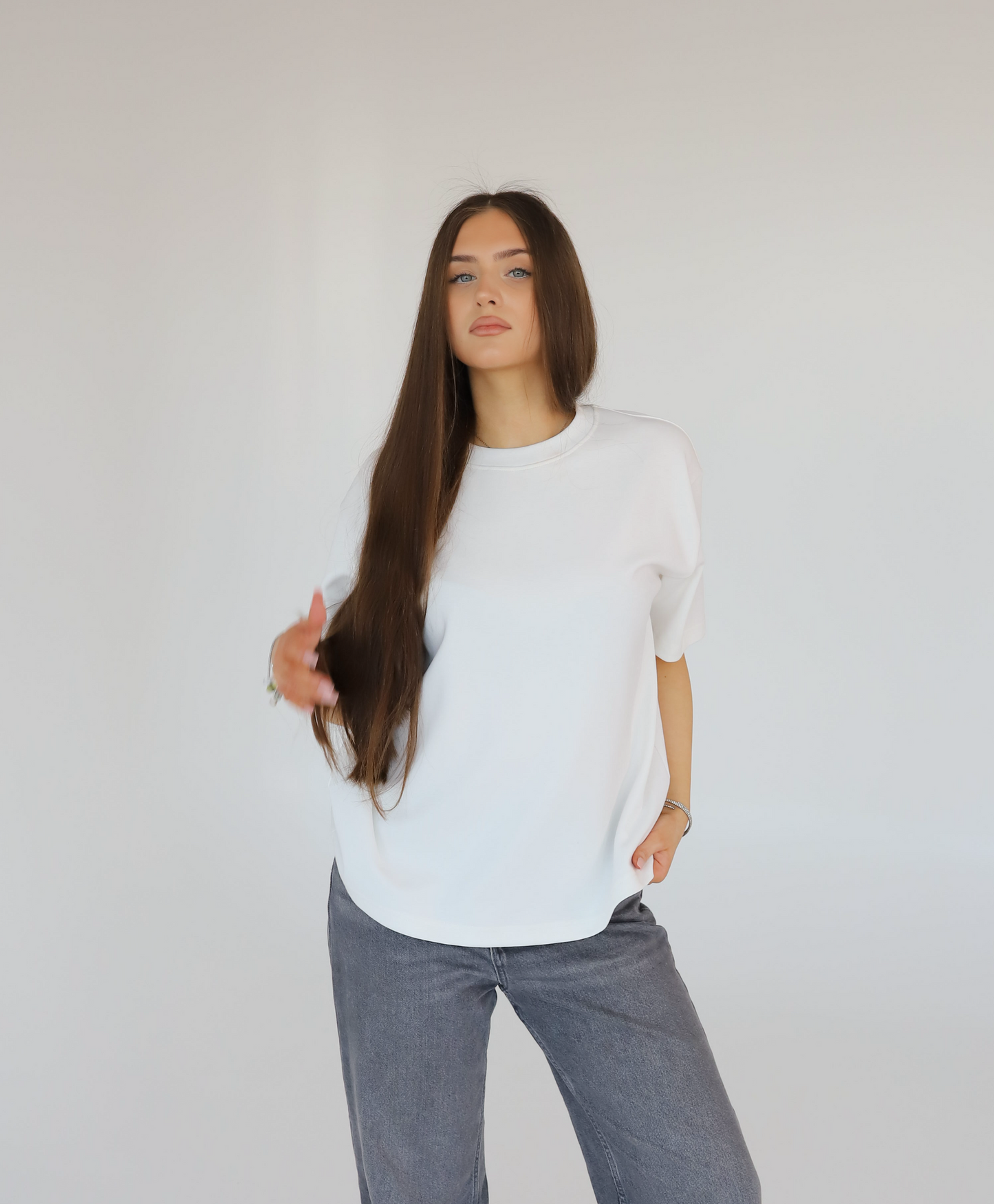 Premium cotton Tshirt / off white