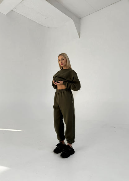 BAGGY SWEATPANTS / KHAKI