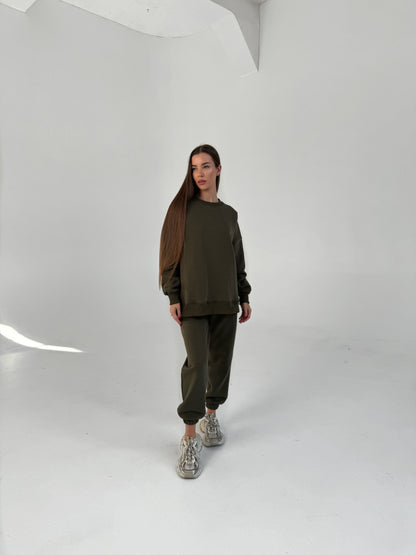 LONG SWEATSHIRT / KHAKI