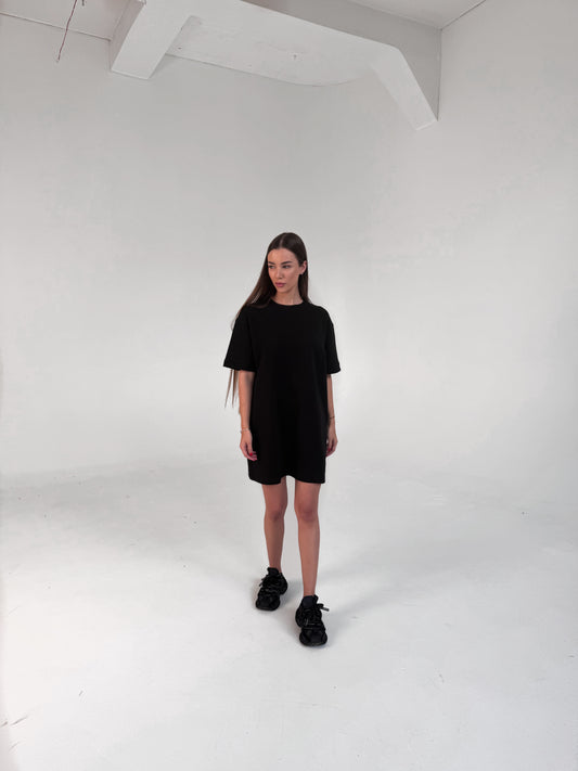 T-SHIRT DRESS / BLACK