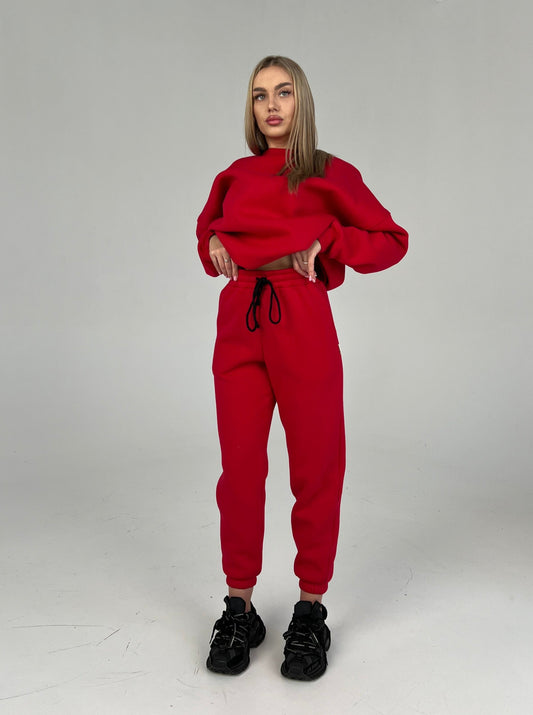 BAGGY SWEATPANTS / RED