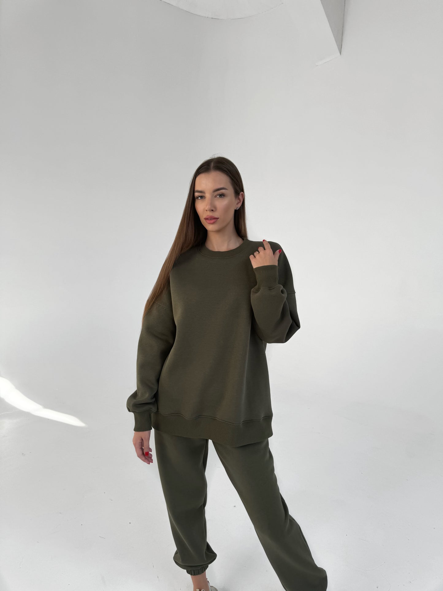 LONG SWEATSHIRT / KHAKI