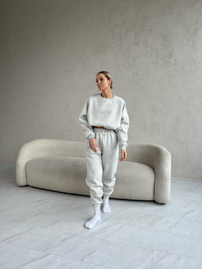 BAGGY SWEATPANTS / MELANGE