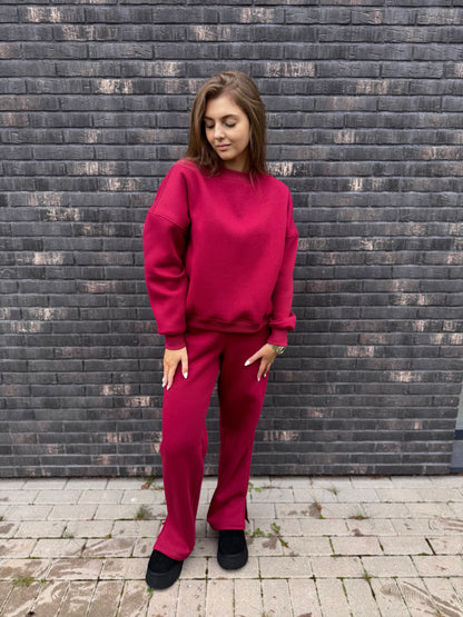 SWEATSHIRT / BURGUNDY