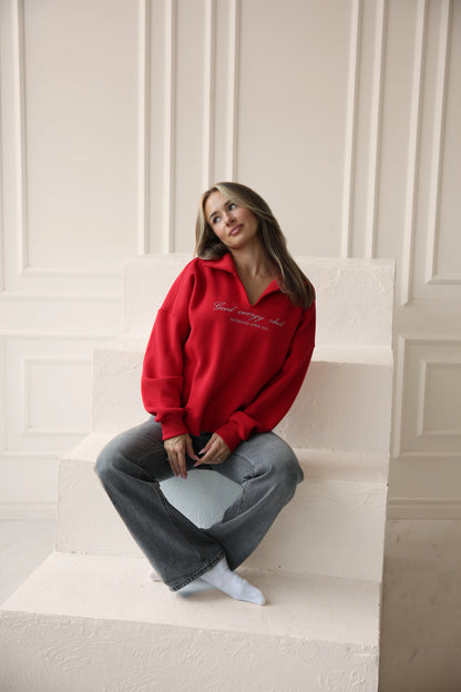 Limited edition sweatshirt / christmas red