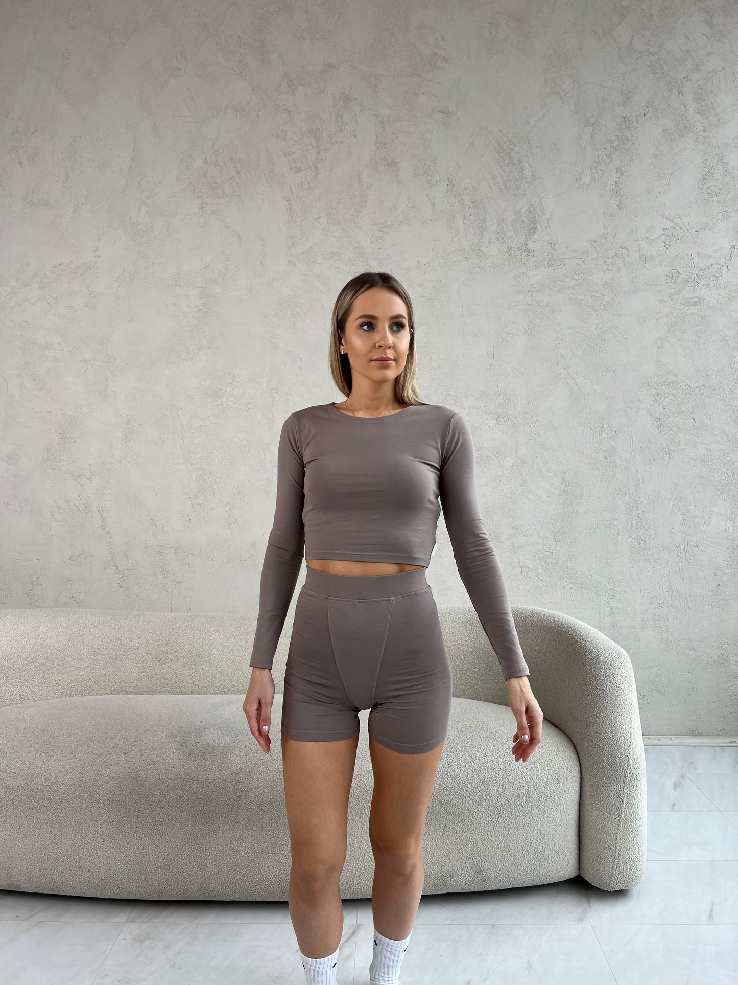 CROPPED TOP / CACAO