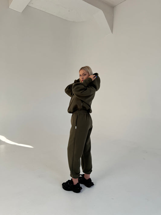 Baggy sweatpants chaki