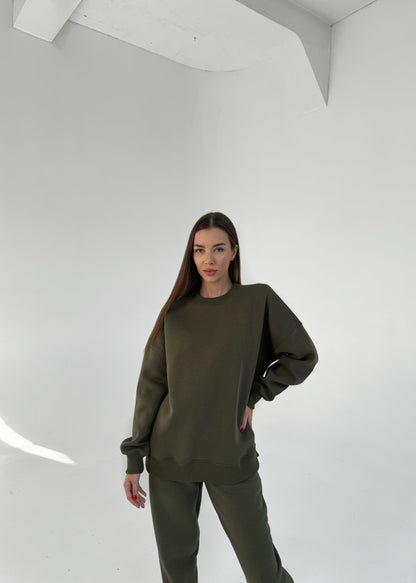 LONG SWEATSHIRT / KHAKI