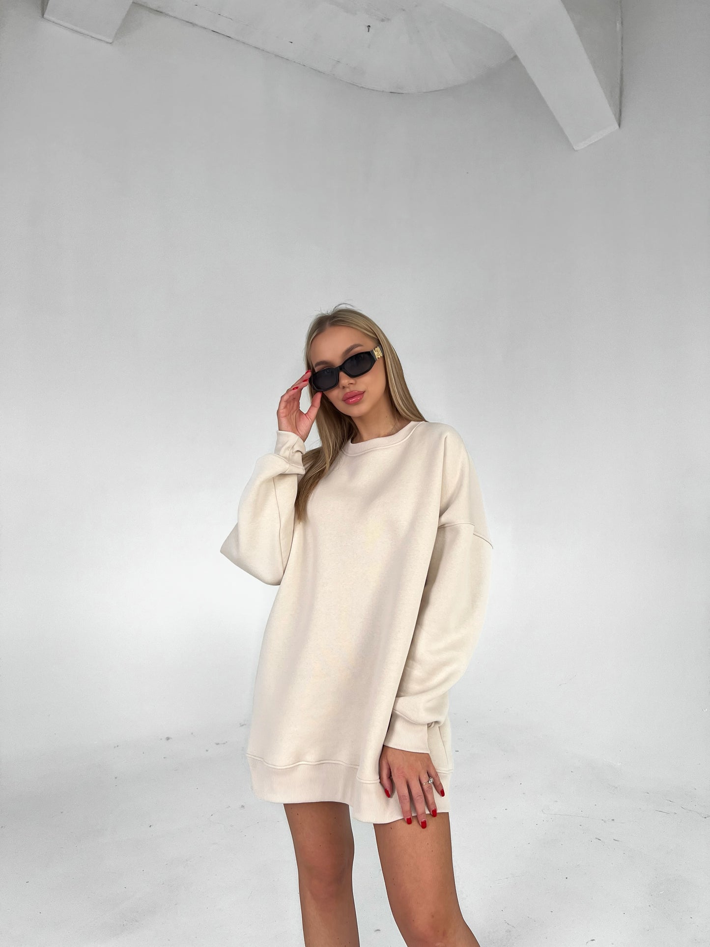 LONG SWEATSHIRT / SAND