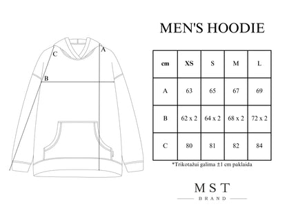 MEN'S HOODIE / GRAPHITE