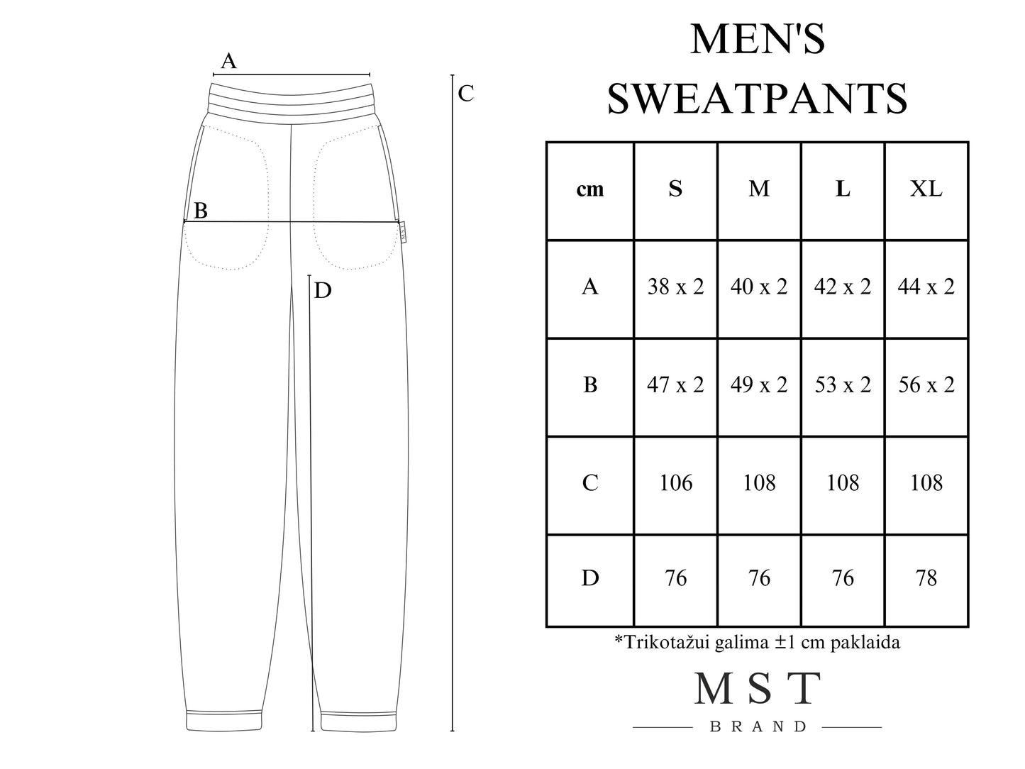 MEN'S SWEATPANTS / GRAPHITE