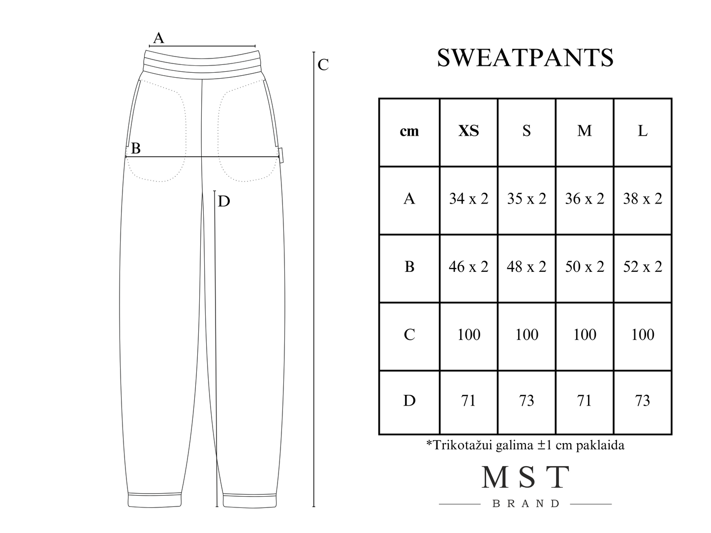 SWEATPANTS / CHOCO