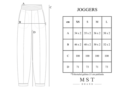 JOGGERS / NUDE