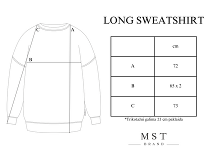 LONG SWEATSHIRT / SAND