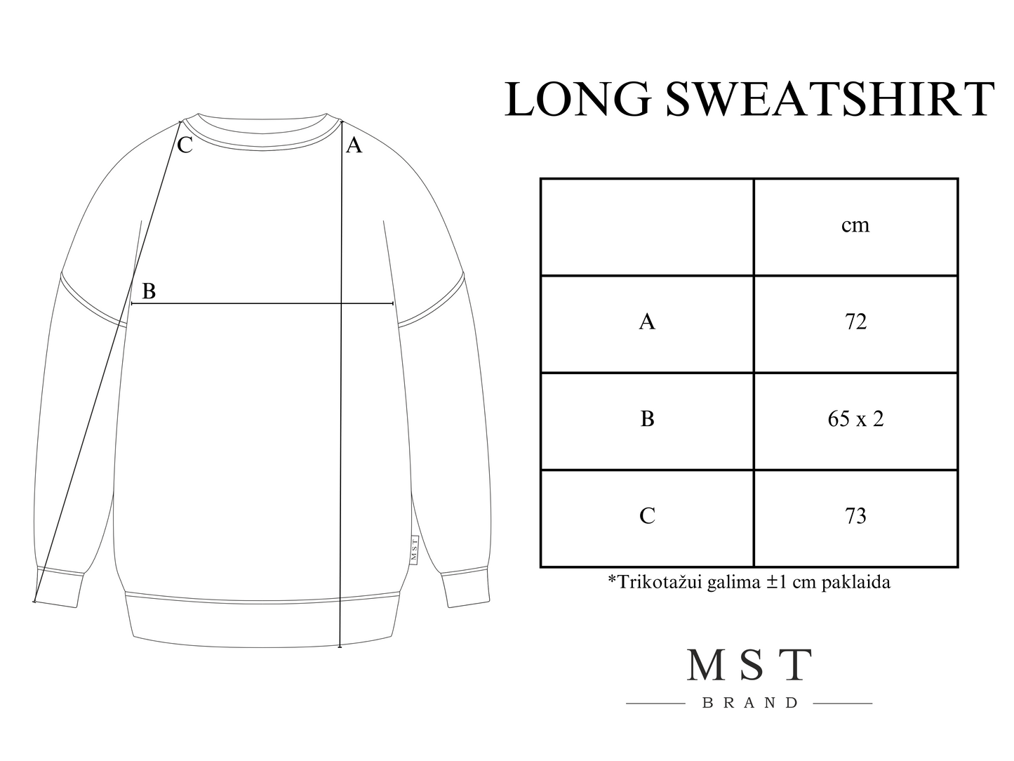 LOGO SWEATSHIRT / CREAMY